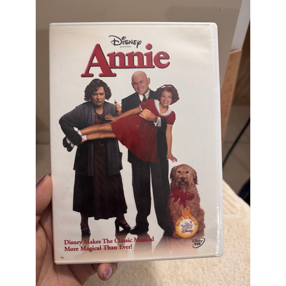 Vintage 1999 Disney Annie DVD Kathy Bates Victor Garber Musical Movie